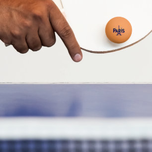 Bolinha De Ping Pong Cidade das Luzes: Arte de Tipografia Negrita de Pa