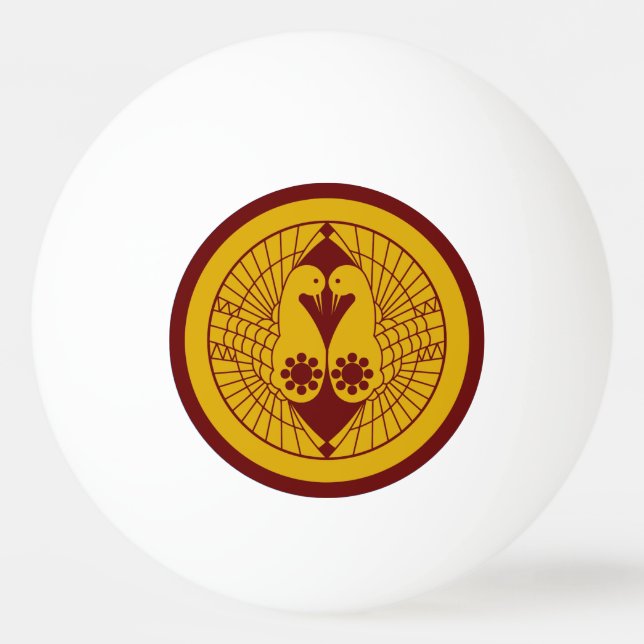 Bolinha De Ping Pong Clan Nanbu Crest (Kamon) (Frente)