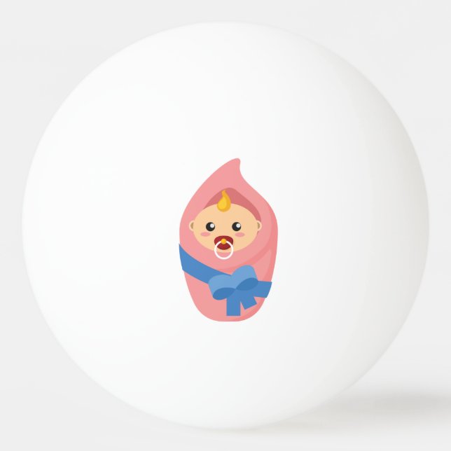 Bolinha De Ping Pong Cliente de bebê recém-nascido (Verso)
