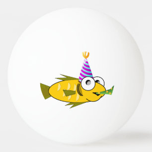 Bolinha De Ping Pong Clipart dos peixes do aniversário