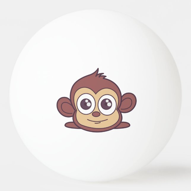 Bolinha De Ping Pong Clipe de macaco-macaco (Verso)