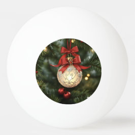 Bolinha De Ping Pong Coleção Elegante de Enfeites de natal com Arco Ver