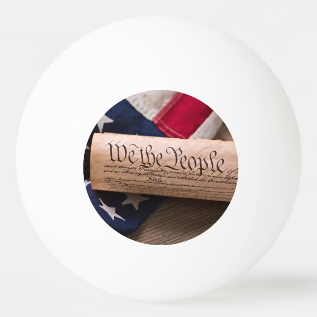 Bolinha De Ping Pong Constituição dos EUA (Frente)