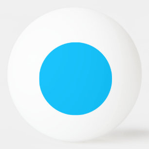 Bolinha De Ping Pong cor azul céu profundo