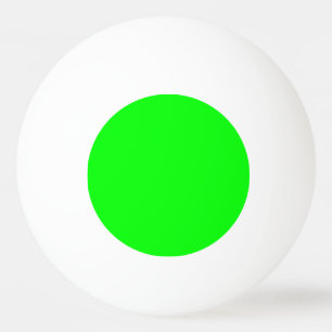 Bolinha De Ping Pong Cor de acento verde de néon brilhante altivo