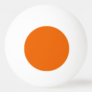 Bolinha De Ping Pong Cor Laranja Sólido Hex# F06400