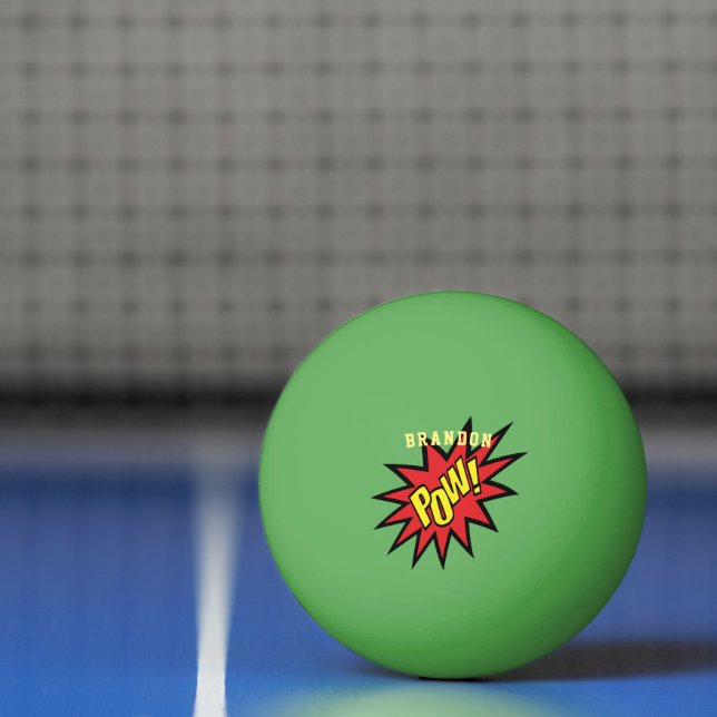 Bolinha De Ping Pong Cor Personalizada da Linha Super Hero Personalizad (Líquido)