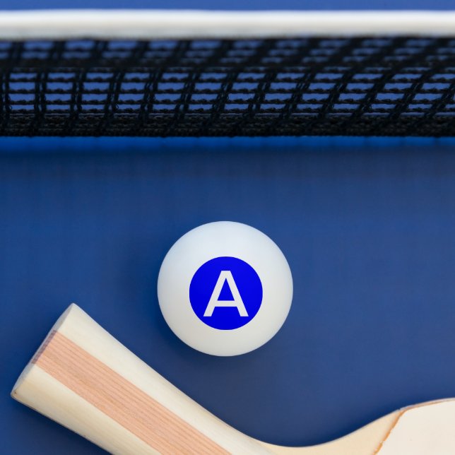 Bolinha De Ping Pong Cor Sólida Azul Simplesmente (Mesa)