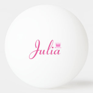 Bolinha De Ping Pong Coroa da Princesa