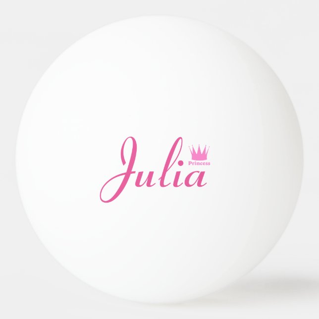 Bolinha De Ping Pong Coroa da Princesa (Verso)