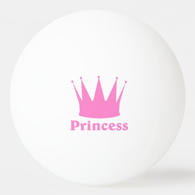 Bolinha De Ping Pong Coroa da Princesa (Frente)