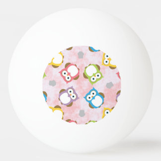 Bolinha De Ping Pong Coruja
