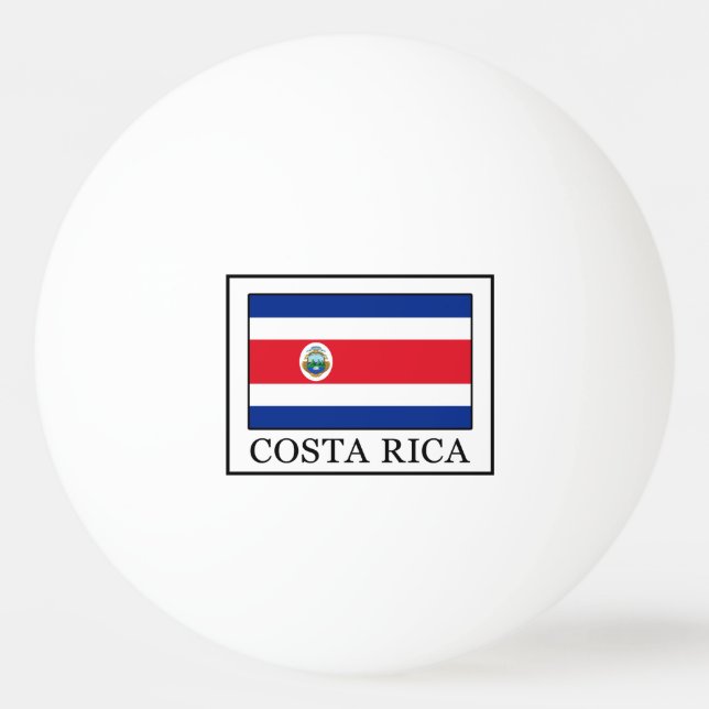 Bolinha De Ping Pong Costa Rica (Frente)