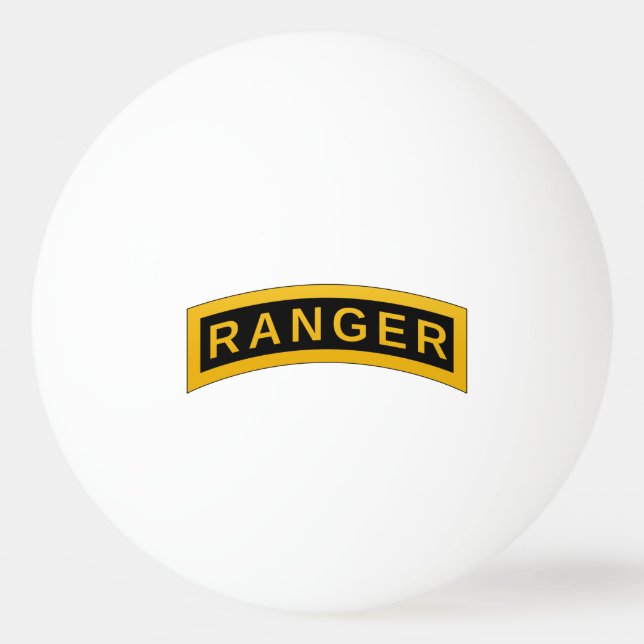 Bolinha De Ping Pong Crachá de Ranger (Frente)