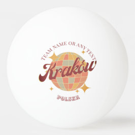 Bolinha De Ping Pong Cracóvia Cracóvia mesa