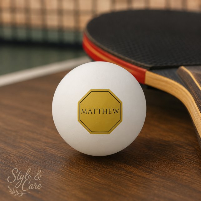 Bolinha De Ping Pong Crie Seu Próprio Nome (Create Your Own Name Ping Pong Ball)