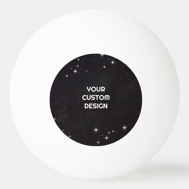 Bolinha De Ping Pong Crie seu próprio personalizado (Frente)