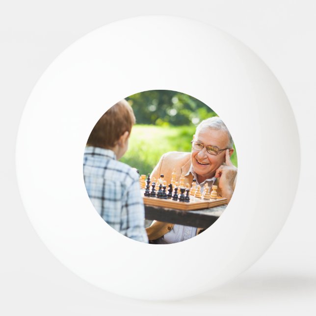 Bolinha De Ping Pong Crie Seu Próprio Presente de Foto Personalizado de (Frente)