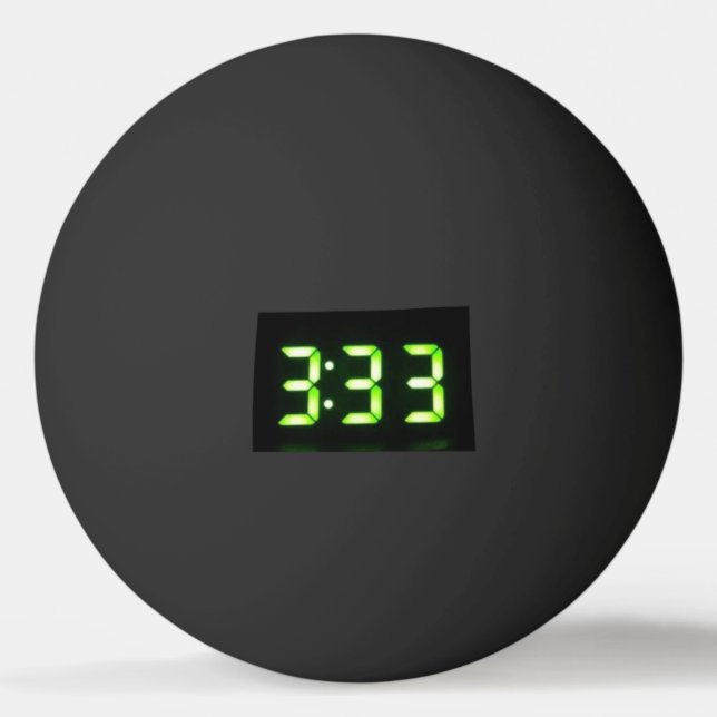 Bolinha De Ping Pong Crie seu próprio Preto 333 (Frente)