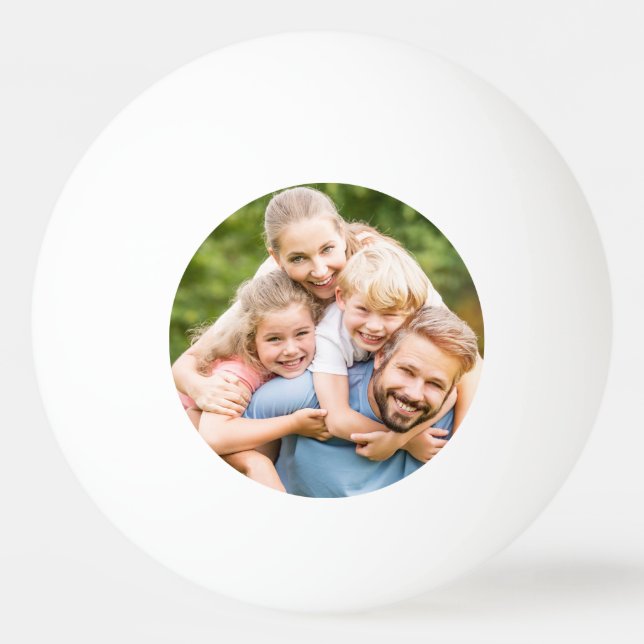 Bolinha De Ping Pong Crie Sua Própria Foto Imagem Personalizada DIY (Frente)
