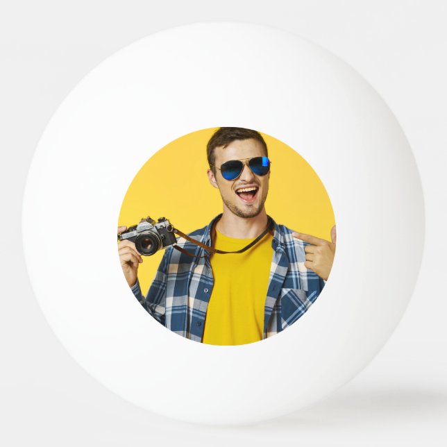 Bolinha De Ping Pong Crie sua própria foto personalizada (Frente)