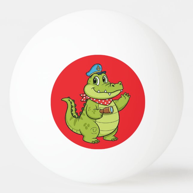 Bolinha De Ping Pong crocodilo (Frente)