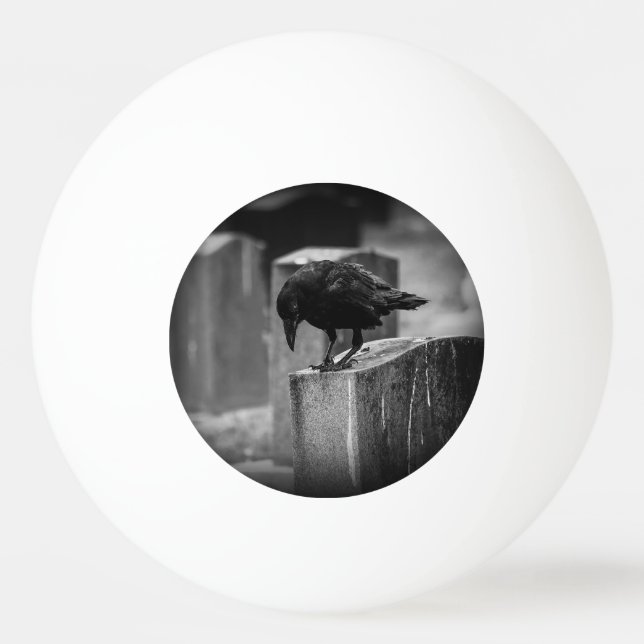 Bolinha De Ping Pong Crow do Cemitério de Queda (Frente)