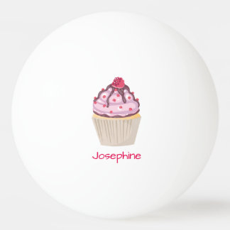 Bolinha De Ping Pong Cupcakes cor-de-rosa