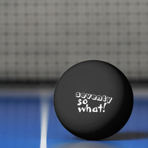 Bolinha De Ping Pong Curioso Setenta, então que citação 70 de Aniversár