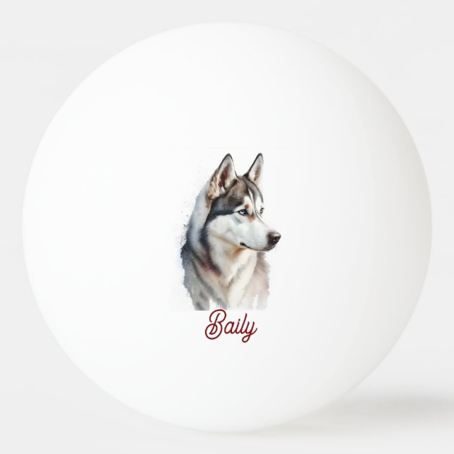 Bolinha De Ping Pong Custom Dog Face Funny  Party Personalized  (Frente)