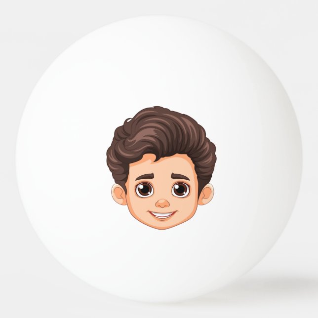 Bolinha De Ping Pong Custom kids Face Funny  Party Personalized  (Frente)