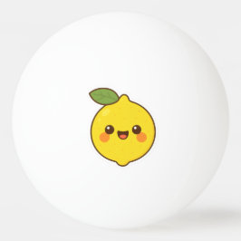 Bolinha De Ping Pong Cute Kawaii Lemon