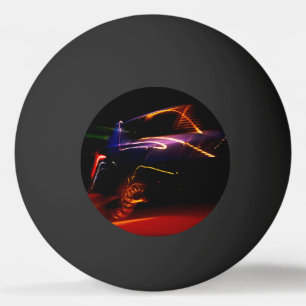 Bolinha De Ping Pong dança de carro roxo