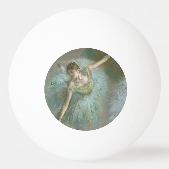 Bolinha De Ping Pong Dançarina em Verde Edgar Degas (Frente)