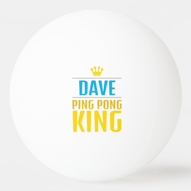 Bolinha De Ping Pong Dave (Frente)