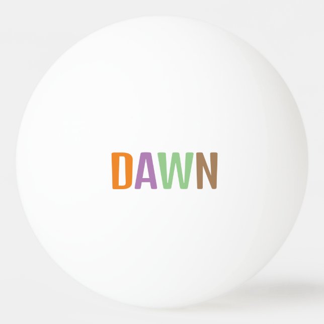 Bolinha De Ping Pong Dawn (Frente)