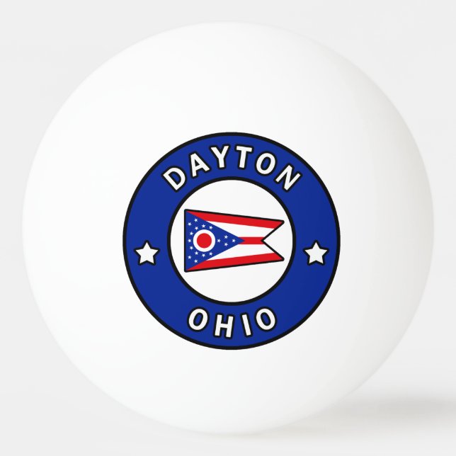 Bolinha De Ping Pong Dayton Ohio (Frente)