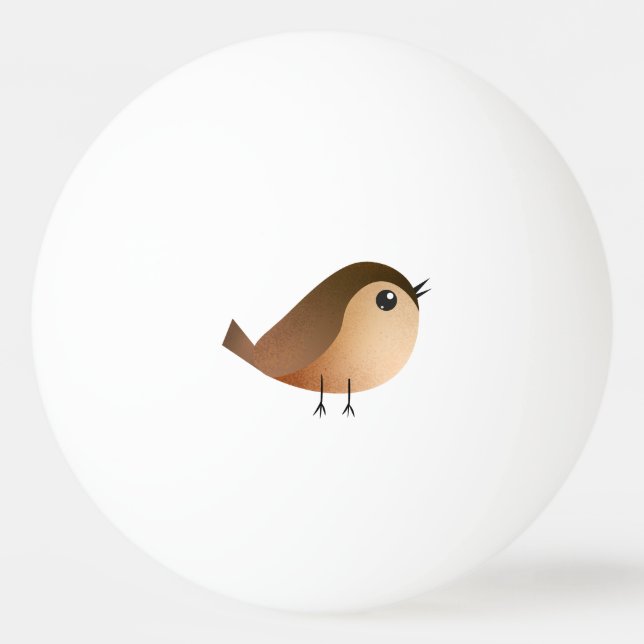 Bolinha De Ping Pong Desenho animado de passarinho (Frente)