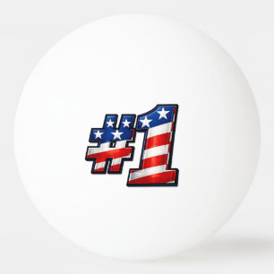 Bolinha De Ping Pong Desenho de bandeira patriótica #1