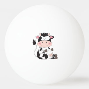 Bolinha De Ping Pong Desenhos animados bonitos da vaca do bebê