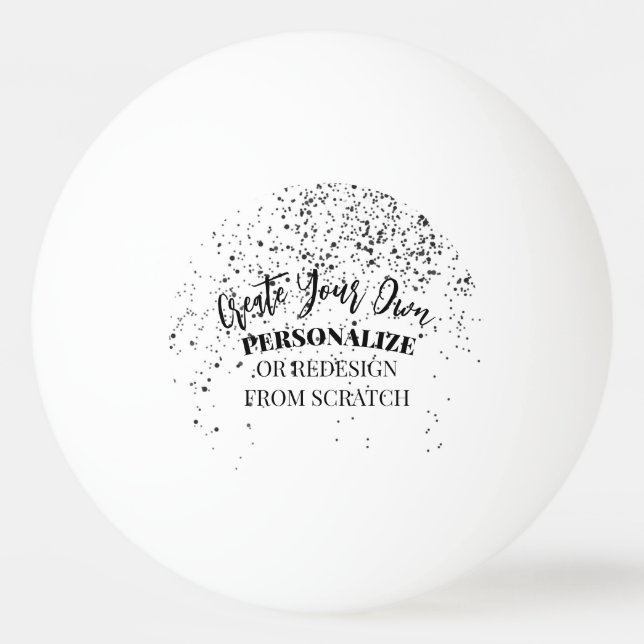 Bolinha De Ping Pong Design personalizado (Frente)