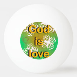 Bolinha De Ping Pong Deus é amor