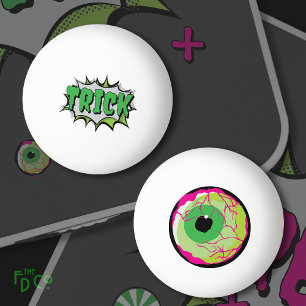 Bolinha De Ping Pong Dia de as Bruxas engraçado divertido 'Trick' com '