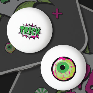 Bolinha De Ping Pong Dia de as Bruxas engraçado divertido 'Trick' com '