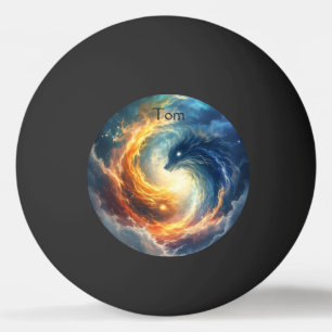 Bolinha De Ping Pong Dois monstros marinhos perseguem-se mutuamente, fa