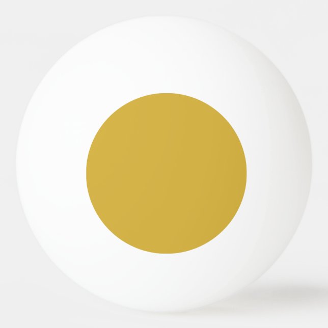 Bolinha De Ping Pong Dourado (Frente)