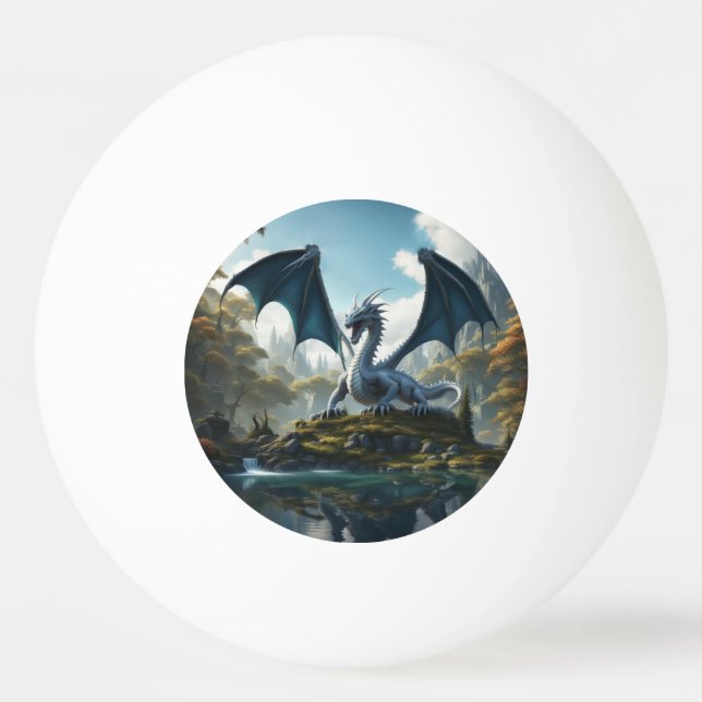 Bolinha De Ping Pong Dragão (Frente)