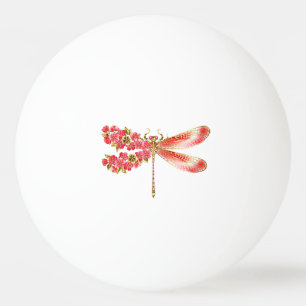 Bolinha De Ping Pong Dragonfly com joalheria sakura