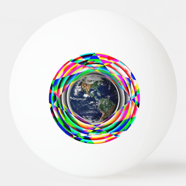 Bolinha De Ping Pong Earth Vibes de Kenneth Yoncich (Frente)