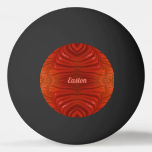 Bolinha De Ping Pong EASTON ~ Tangerine Orange Red ~